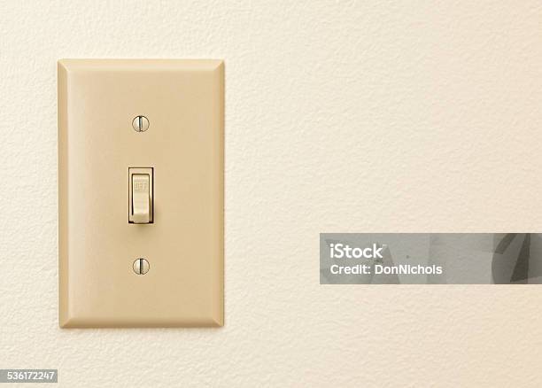 Light Switch Stock Photo - Download Image Now - Light Switch, Switch, 2015