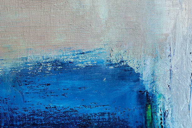 istock Abstract painted blue and green  art backgrounds. 536173693