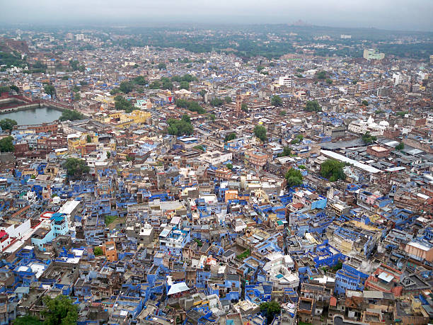 istock Blue houses in Jodhpur 536173811