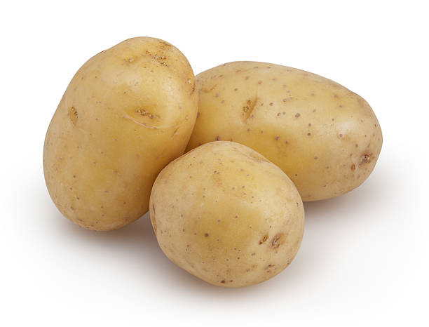istock Potatoes isolated on white background with clipping path 536191307