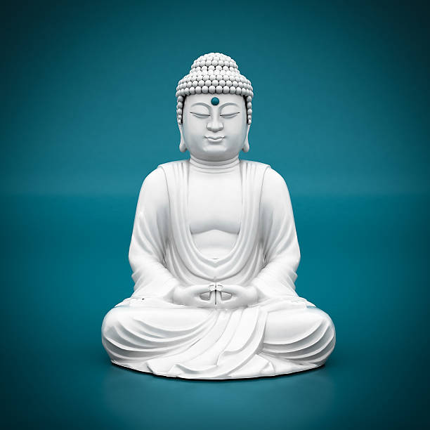 istock white statue of Buddha 536192489
