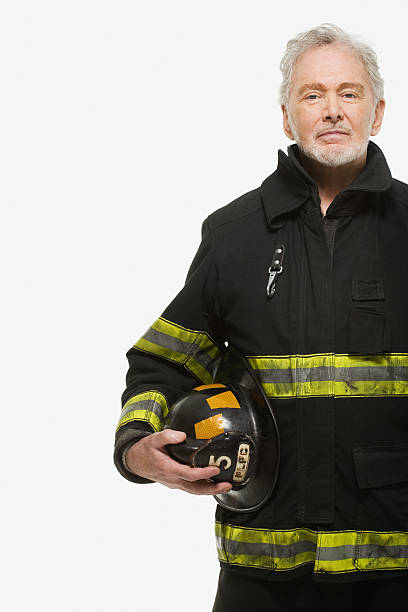 istock Portrait of a firefighter 536193569