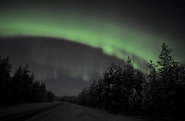 istock Aurora Borealis in Lapland/Sweden 536195773