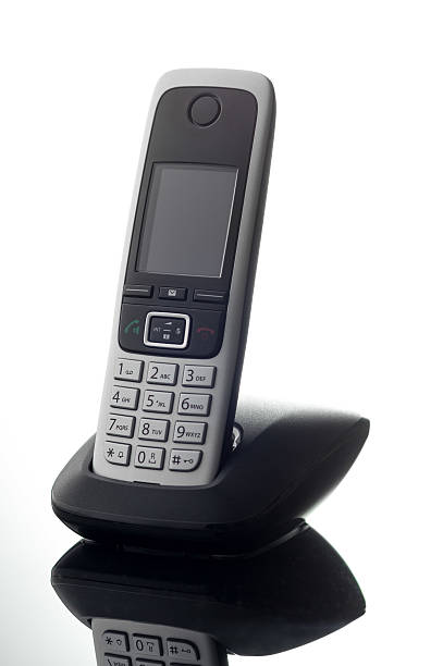 istock Cordless telephone on white background 536196249