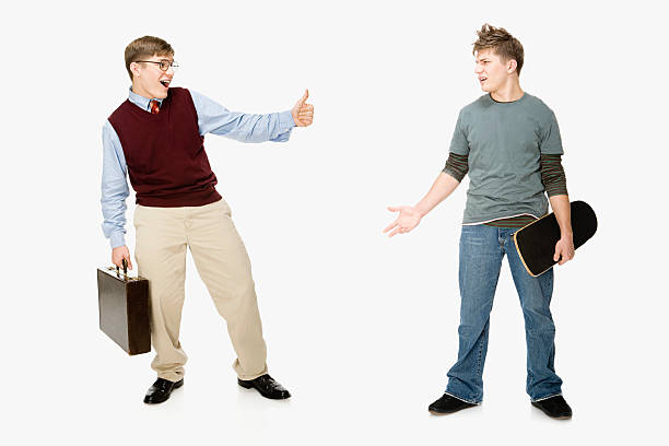 istock Geek and skater 536197183