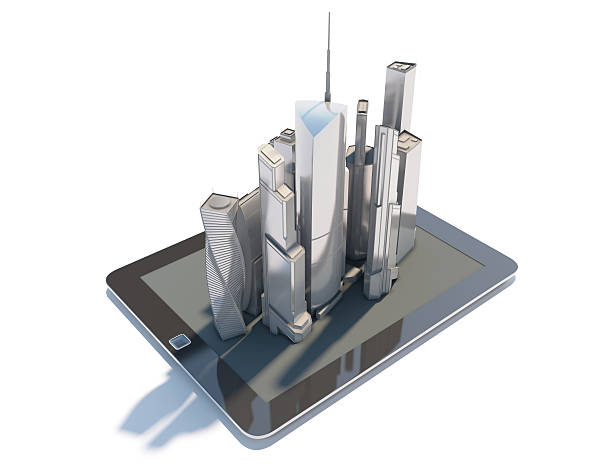 istock The concept of the tablet as a navigator 536215331