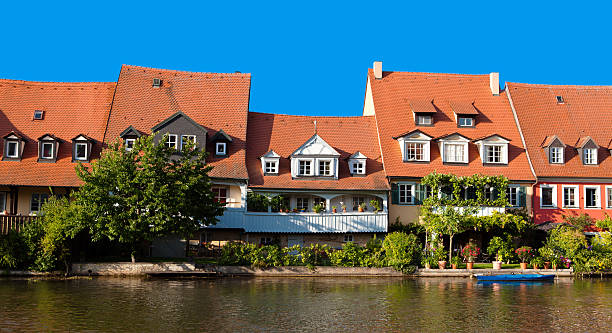 istock Houses on the river bank 536216703