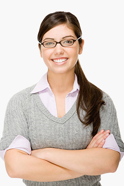istock Geeky girl 536217043