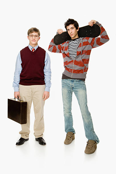 istock Geek and skater 536217057
