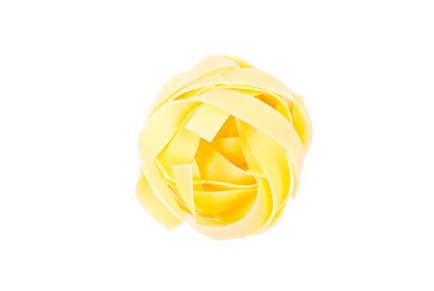 istock pasta raw egg color one circle top view isolated 536219315