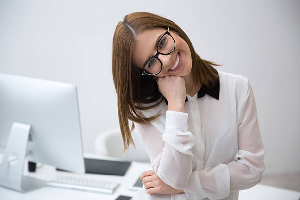 istock happy business woman in office 536220873