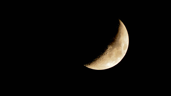 A moon picture taken with a 300mm Lens