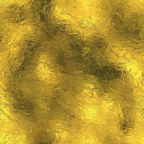 istock Golden Foil Seamless and Tileable Background Texture 536243741