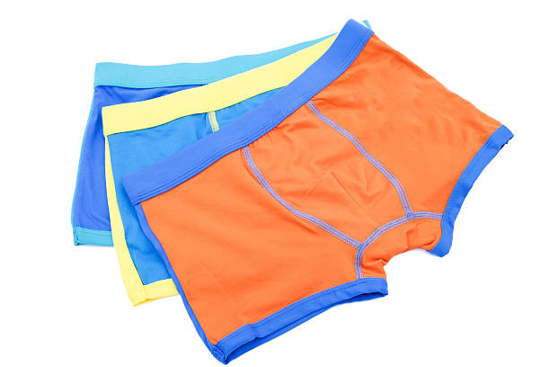 istock Children's swimming shorts isolated on white background. 536244049