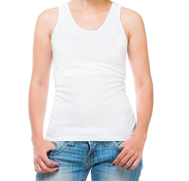 istock White t-shirt on a young woman 536244255