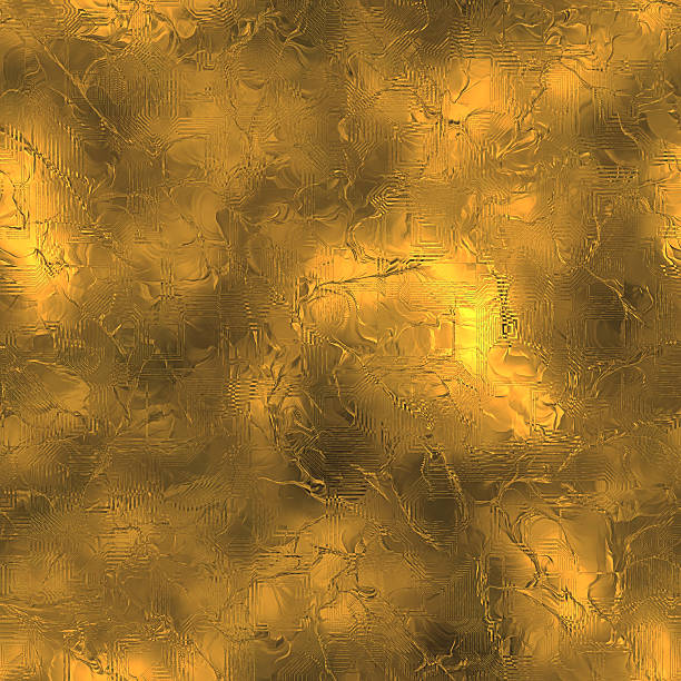 istock Golden Foil Seamless and Tileable Background Texture 536245243