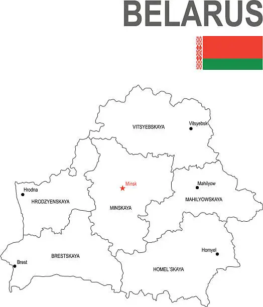 Vector illustration of Belarus