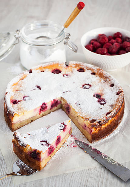 istock Homemade cherry creamcheese pie 536249041