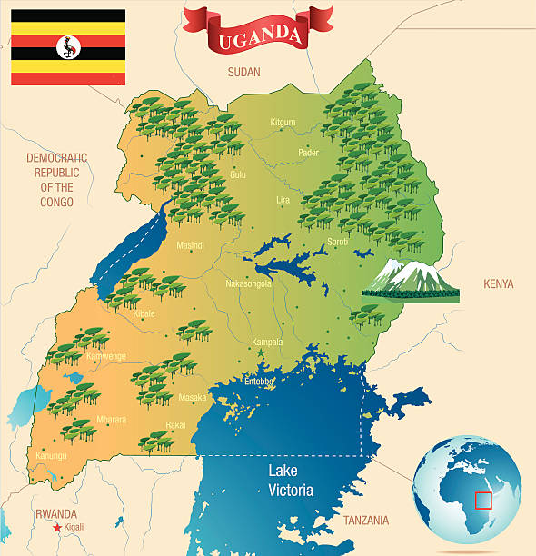 Uganda Uganda uganda stock illustrations