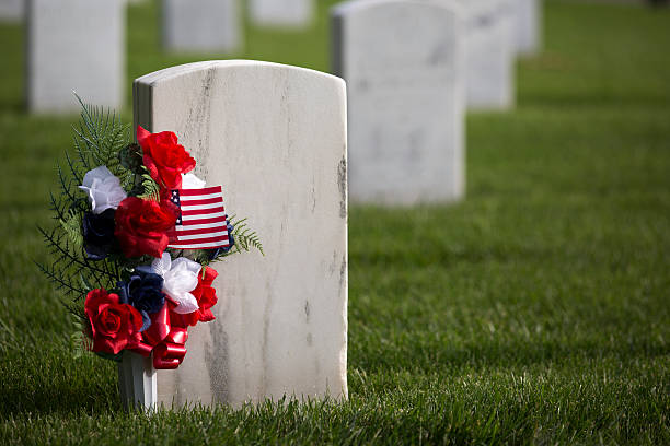 istock military cemetery headstones mark dead veterans graves 536259560