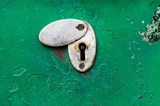 vintage key hole