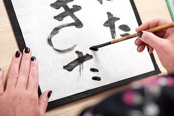 istock Traditional Japanese or Chinese calligraphy 536275167