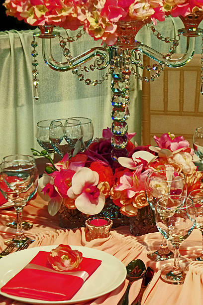 istock Arrangement for the wedding dinner party 536277601
