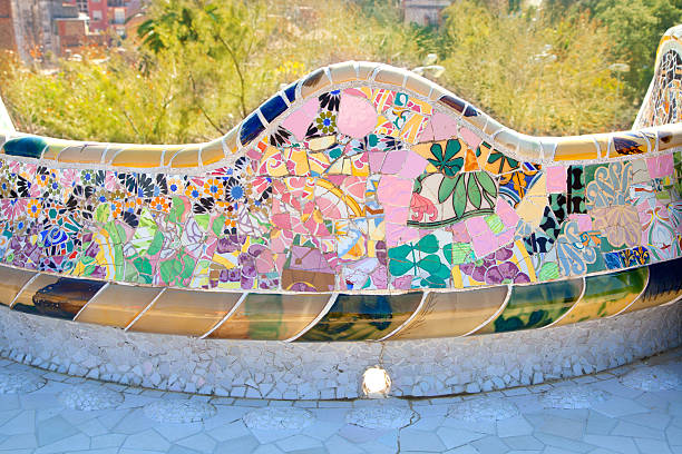 istock Barcelona Park Guell of Gaudi modernism 536278975