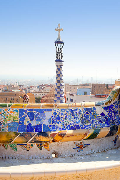 istock Barcelona Park Guell of Gaudi modernism 536278977