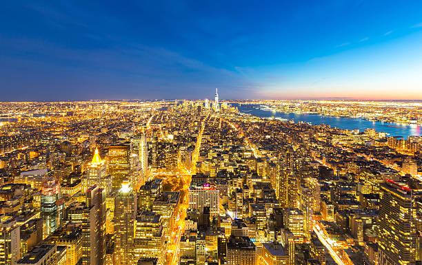 istock NYC Manhattan Downtown dusk 536279339