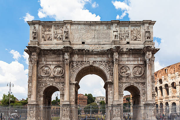 istock Arch of Constantine near colosseum 536279367