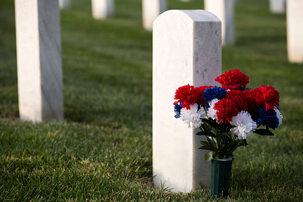 istock military cemetery headstones mark dead veterans graves 536279484
