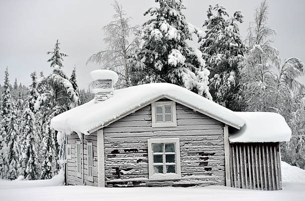 istock Cottage in Lapland/Sweden 536285761