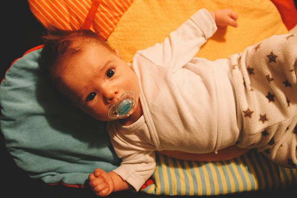 istock Cute little vintage toned baby boy 536285905