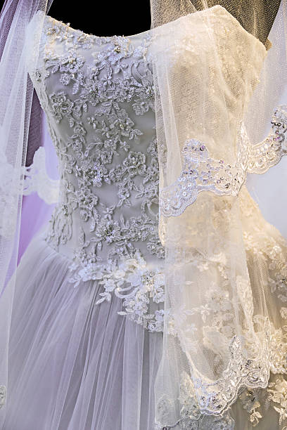 istock Wedding dress. Detail 536286205