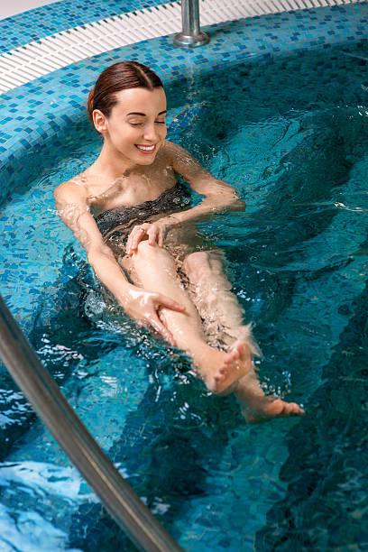 istock Woman in the swimming pool 536287367