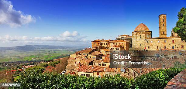 Beautiful Old Volterra Italy Stock Photo - Download Image Now - 2015, Ancient, Architectural Dome