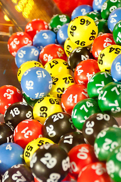 istock Tumbling bingo balls 536289443