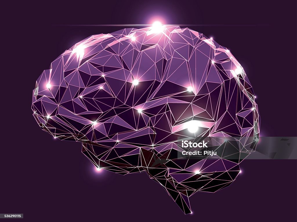 Brain Abstract Simple Abstract Human Brain Stock Illustration - Download Image Now - Mental ...