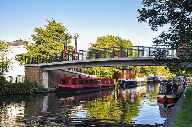 Little Venice canal on London Little Venice canal on London, United Kingdom little venice london stock pictures, royalty-free photos & images