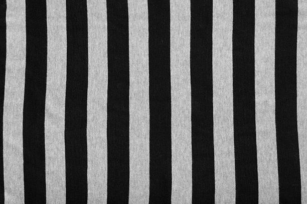 istock abstract geometric black and white print on fabric 536292159