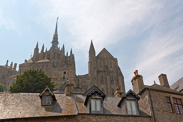 istock Monastery and abbey on Mont St Michel 536292483