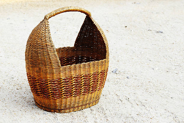 istock basket from paper on the ground 536308633