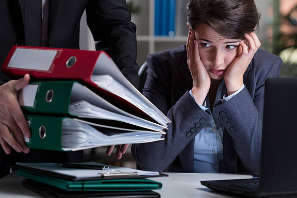 istock Giving assistant a lot of work 536308937