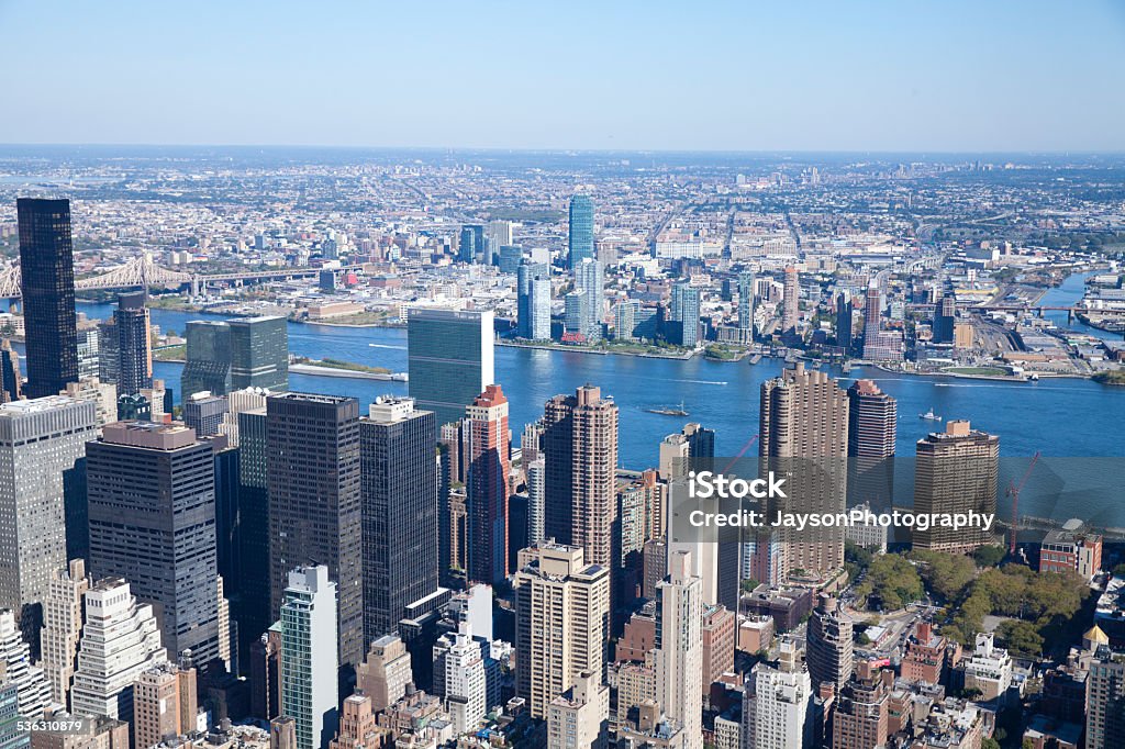 Veduta dall'alto di Manhattan a New York City - Foto stock royalty-free di 2015