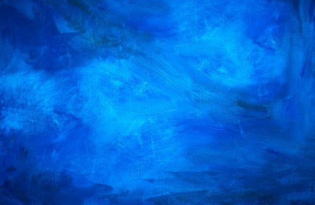 blue abstract hintergrund - acrylic painting fotos stock-grafiken, -clipart, -cartoons und -symbole