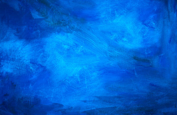 Blue Abstract background abstract blue acrylic background. Blue brush strokes on canvas. My own work. acrylic painting photos stock illustrations