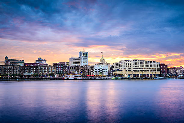 istock Savannah, Georgia Riverfont Skyline 536312955