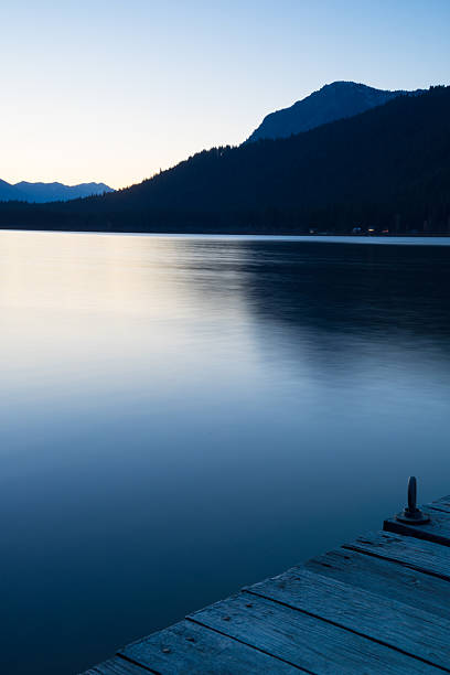 istock Lake and Mountains at Dusk 536313207