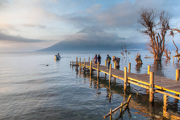 San Marcos at Lago de Atitlan near Antigua, Guatemala